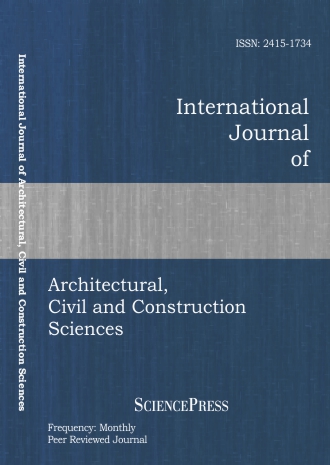 International Journal of Architectural, Civil and Construction Sciences